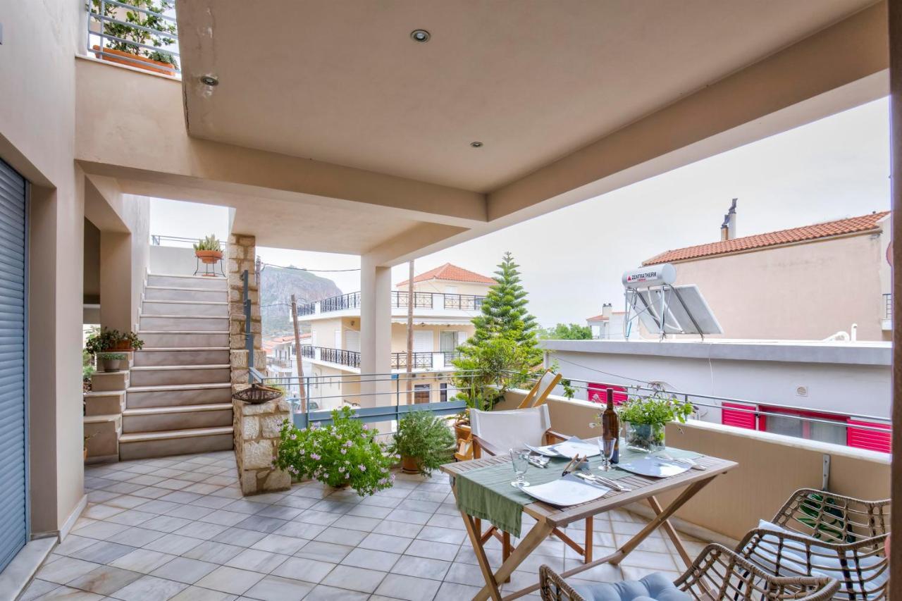 Monemvasia Modern Flat With Partial View ภายนอก รูปภาพ