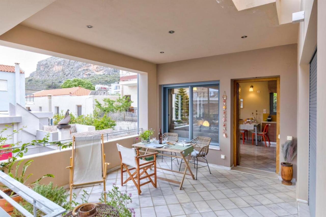Monemvasia Modern Flat With Partial View ภายนอก รูปภาพ